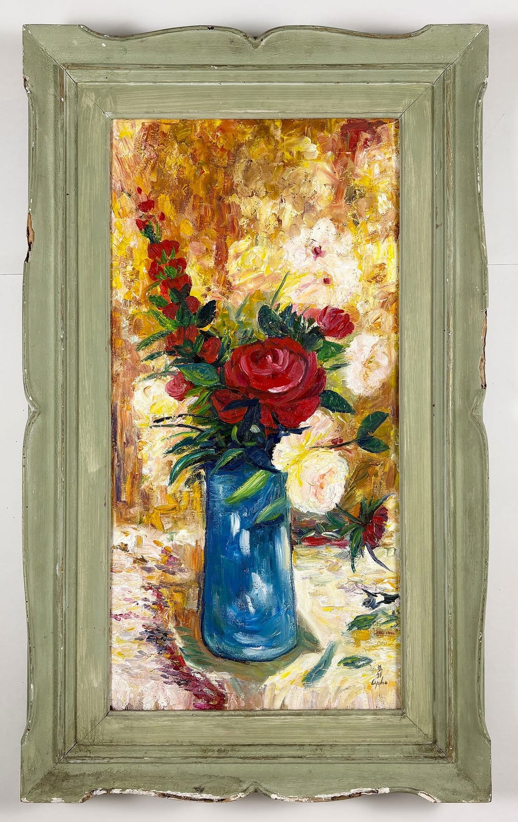 Impressionist still life painting sold at Cardenas Auctions